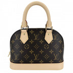 Louis Vuitton 2-Way Monogram Alma BB Shoulder Bag Crossbody Small Brown Gold — view 2