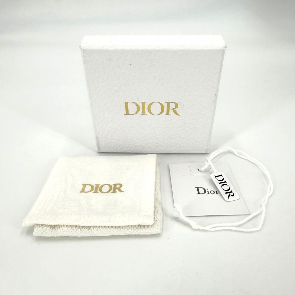 Dior Earrings Tribales Tribal Logo Swing Resin Pearl Crystal White — view 7
