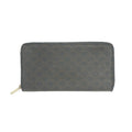 Celine Triomphe Canvas Large Zip Wallet Brown