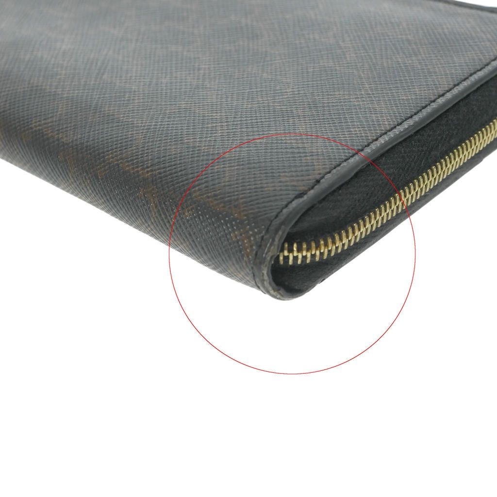 Celine Triomphe Canvas Large Zip Wallet Brown — view 7