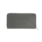 Celine Triomphe Canvas Large Zip Wallet Brown — view 2