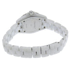 Chanel Diamond White Ceramic Quartz Analog Watch with Shell Dial — view 5