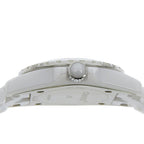 Chanel Diamond White Ceramic Quartz Analog Watch with Shell Dial — view 7