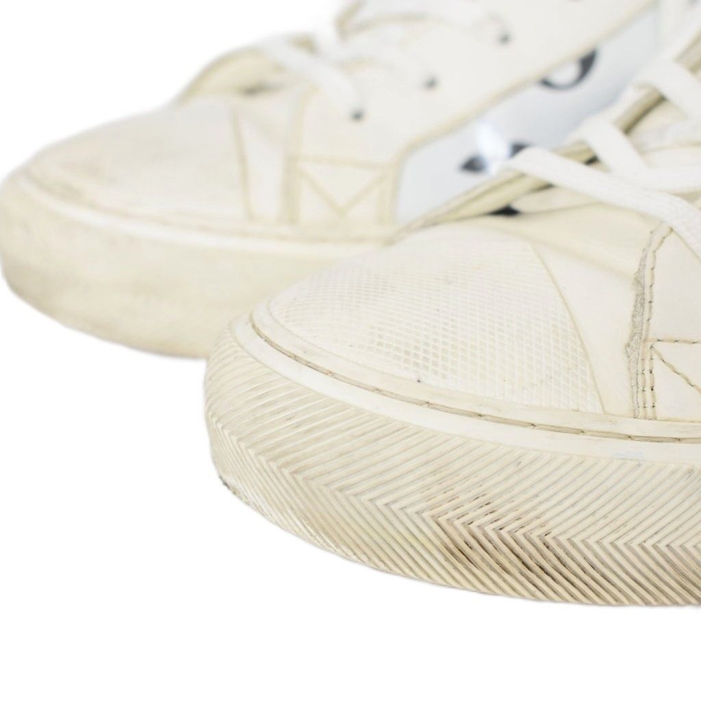 Louis Vuitton Tattoo Line Monogram Leather High Cut Sneakers 7 White — view 4