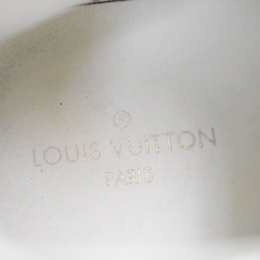 Louis Vuitton Tattoo Line Monogram Leather High Cut Sneakers 7 White — view 6