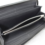 Fendi Bug's Eye Round Zip Wallet Gray — view 4
