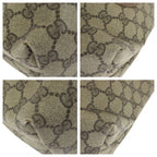 Gucci Vintage Sherry Line Beige Brown GG Supreme Canvas Tote Shoulder — view 3