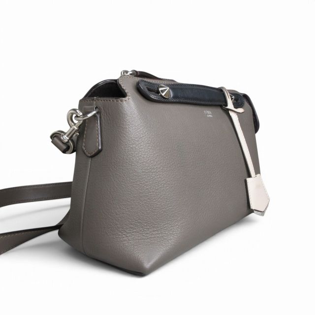 Fendi by the Way Shoulder Bag Gray — view 3