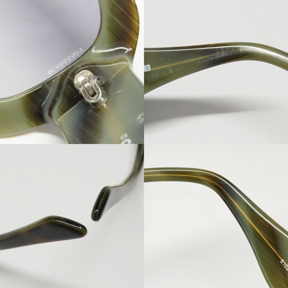 Chanel Sunglasses 11 Brown Gray Multicolor CC Logo Eyewear — view 6