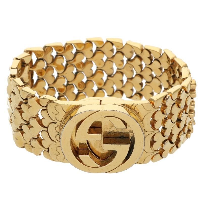 Gucci Interlocking Bracelet Gold