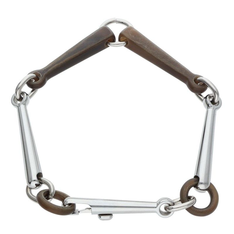 Hermes Mole Metal Buffalo Horn Bracelet — view 2