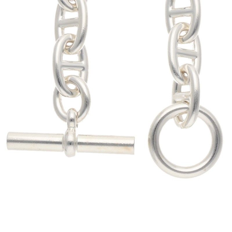 Hermes Chaine D'ancre TGM Silver Bracelet — view 4