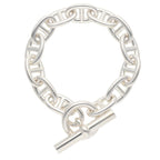 Hermes Chaine D'ancre TGM Silver Bracelet