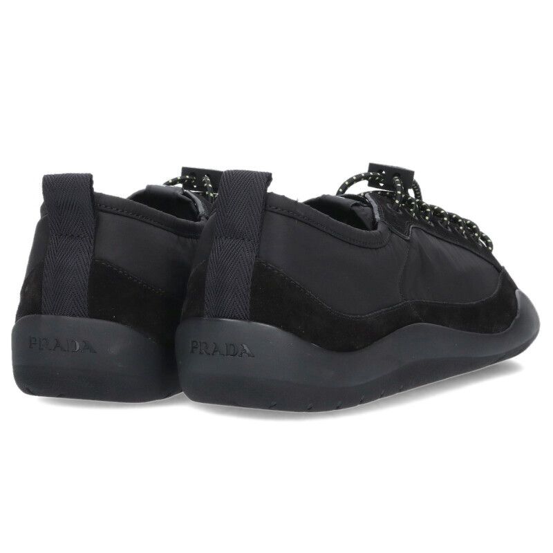 Prada Speedlock Nylon Low Cut Sneakers — view 2