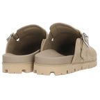 Prada Triangle Suede Sandals — view 2