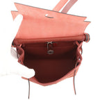 Hermes Shoulder Bag Herbag Zip Mini Rouge Ash Silver Toile Military Vache Hunter — view 5