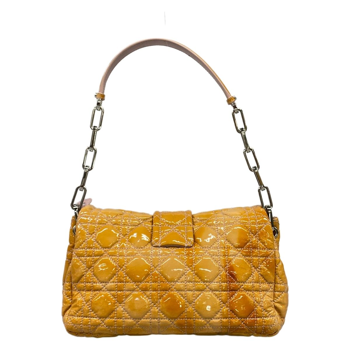 Dior Shoulder Bag Cannage Stitch Pink Leather — view 3