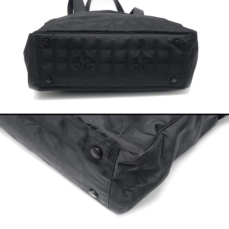 Chanel New Travel Line Tote GM Nylon Black — view 3