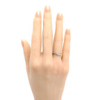 Chanel 18k White Gold Camellia Diamond Ring — view 7