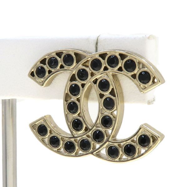 Chanel Earrings Black — view 3