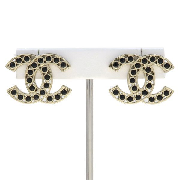Chanel Earrings Black