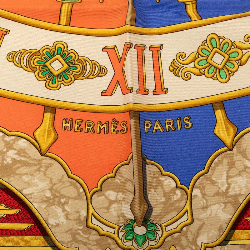 Hermes Carre 90 Carpe Diem Enjoy Every Day Sun Moon and Stars Scarf Oversized — view 7