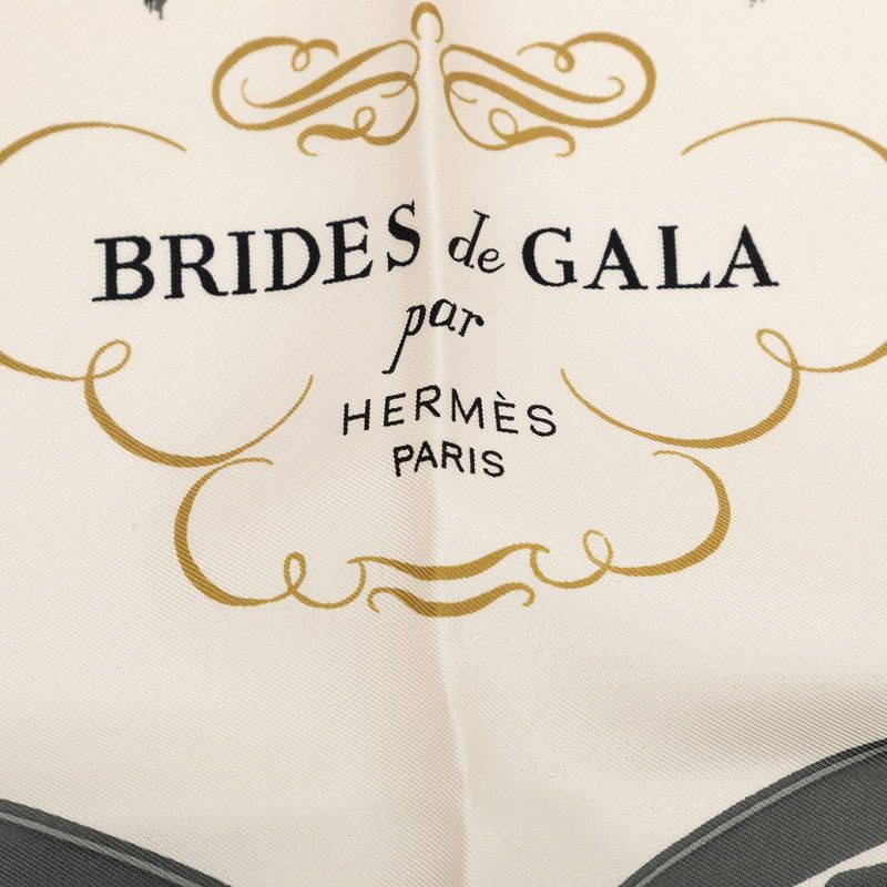 Hermes Carre 90 Brides de Gala Ceremonial Scarf Oversized Pink Silk — view 7