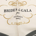 Hermes Carre 90 Brides de Gala Ceremonial Scarf Oversized Pink Silk — view 7