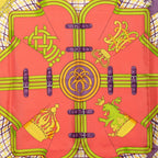Hermes Carre 90 Grande Tenue Horse in Formal Attire Scarf Large White Multicolor — view 4