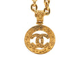 Chanel CC Logo Chain Pendant 04 Gold Plated