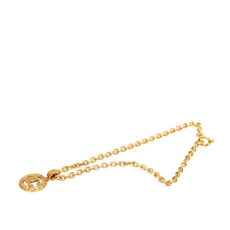 Chanel CC Logo Chain Pendant 04 Gold Plated — view 3