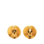 Chanel CC Logo Round Earrings 04 Gold Plated — view 2