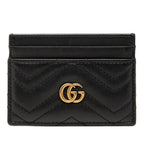 Gucci GG Marmont Card Case Black Leather