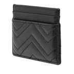 Gucci GG Marmont Card Case Black Leather — view 2
