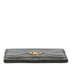 Gucci GG Marmont Card Case Black Leather — view 3