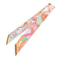 Hermes Twilly Cavalleria D'etriers Scarf Multicolor Silk