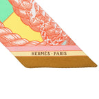 Hermes Twilly Cavalleria D'etriers Scarf Multicolor Silk — view 4