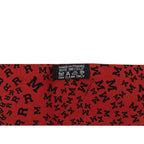 Hermes Twilly Logo Alphabet Scarf Brown Silk — view 6