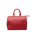 Louis Vuitton Epi Speedy 25 Mini Boston Bag Castilian Red Leather