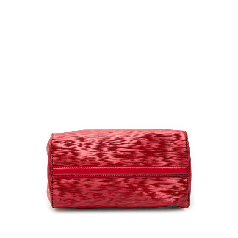 Louis Vuitton Epi Speedy 25 Mini Boston Bag Castilian Red Leather — view 3