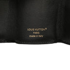 Louis Vuitton LV Blue Mini Trifold Wallet Black Leather — view 6