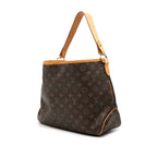 Louis Vuitton Monogram Delightful PM Shoulder Bag Brown Leather — view 2