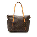 Louis Vuitton Monogram Totally Tote / Shoulder Bag Brown Leather