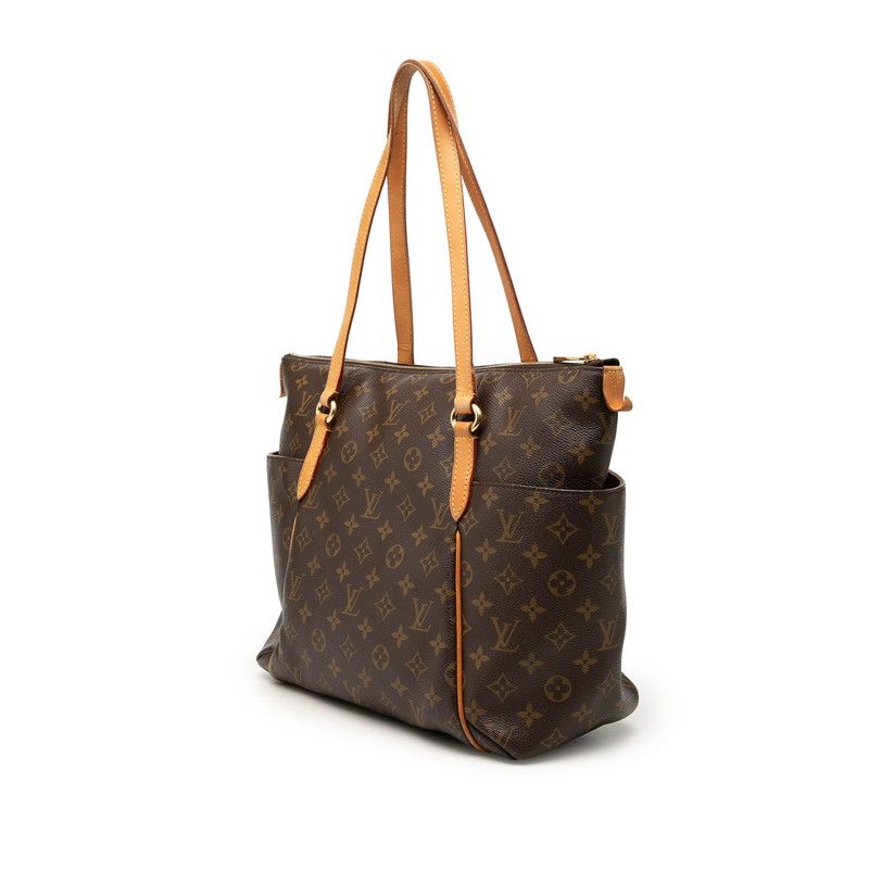 Louis Vuitton Monogram Totally Tote / Shoulder Bag Brown Leather — view 2