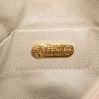 Fendi Zucca Lame Chain Shoulder Bag Pink Beige Canvas — view 5