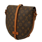 Louis Vuitton Monogram Chien Crossbody Shoulder Bag Brown Leather — view 2