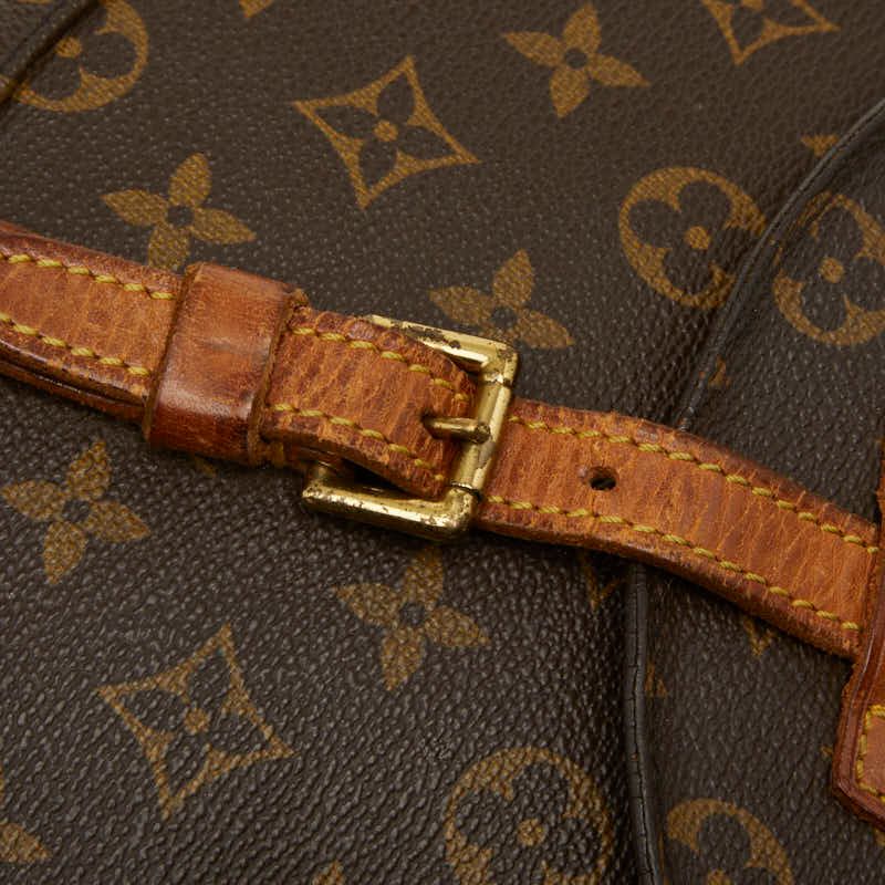 Louis Vuitton Monogram Chien Crossbody Shoulder Bag Brown Leather — view 7