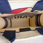 Dior Vertical Book Tote Canvas White Navy — view 7
