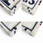 Dior Vertical Book Tote Canvas White Navy — view 5