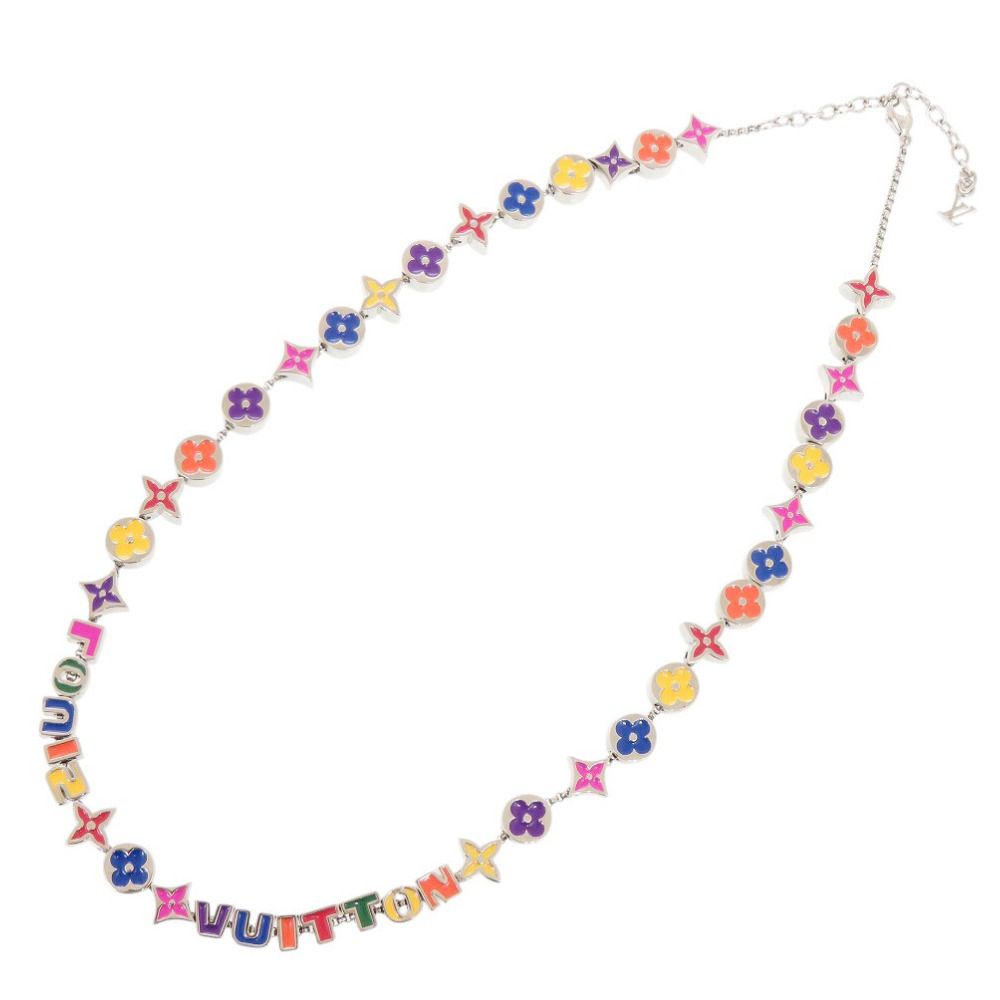 Louis Vuitton Collier Monogram Party Metal Multicolor Necklace